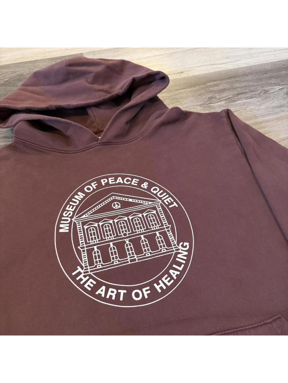 museum of peace & quiet the art of healing hoodie M/L